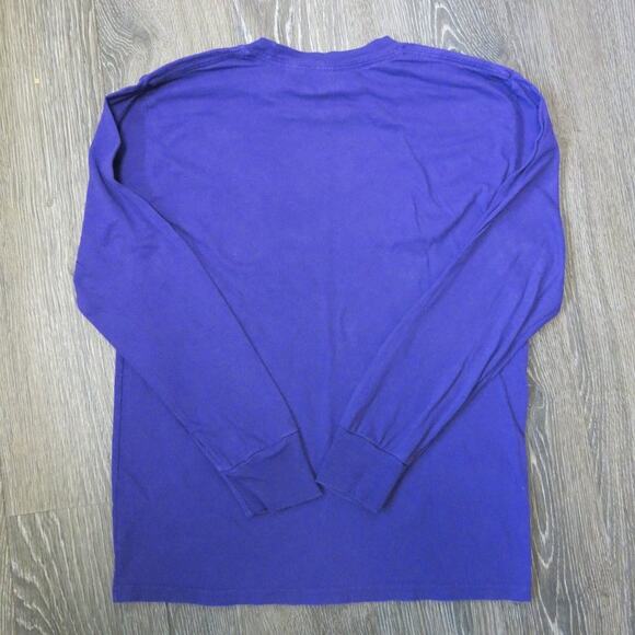 LSU LOUISIANA TIGERS  FOOTBALL Top Youth Size M Long Sleeve Logo Purple - Picture 2 of 3